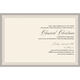 Silver Holly die-cut Swirl Side Pocket Invitations Image 2 of 2